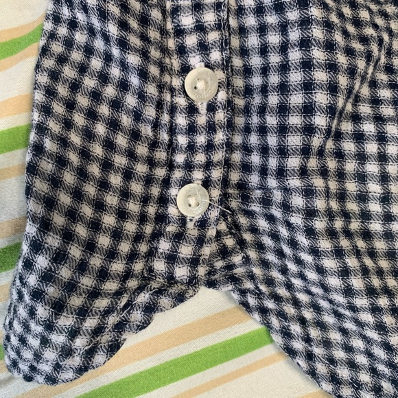 ☀️ C&C California ☀️ Black and White Checkered Flannel/Button Down - Picture 5 of 5